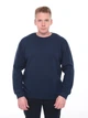 Джемпер мужской синий прямой однотонный 3XL - изображение 4