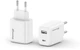 Сетевое зарядное устройство Grand-X CH-890 USB-A QC4.0 USB-C PD3.0 20W White - изображение 5