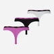 Набор трусиков танга Puma String 3P Pack 90759004 S 3шт Purple (8720245551939) - изображение 6
