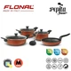 Набір посуду Flonal Pepita Granit 8 предметів (PGFSET08PZ) TT - зображення 2