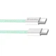Кабель ColorWay USB Type-C + USB Type-C (M/M), 3.0 А, 1 м, Зелений (CW-CBPDCC061-G) - зображення 2