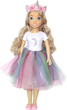 Lalka Dimian My lovely doll w kostiumie jednorożca 80 cm (4895167988607) - obraz 2