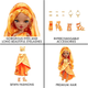 Lalka MGA Rainbow High Core Fashion Doll Meena Fleur 28 cm (0035051578284) - obraz 4