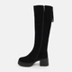 Женские зимние сапоги замшевые Allshoes 22BG518-K92-015 37 23.5 см Черные (ROZ6501020982) - изображение 4