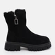 Женские зимние ботинки замшевые высокие Allshoes 972 36 22.7 см Черные (ROZ6501020997) - изображение 1
