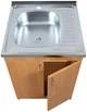 Мийка з тумбою AQUAMARIN BoxWood 600 alder (Вільха) - зображення 2