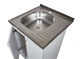 Мойка с тумбой AQUAMARIN BoxWood 600 white (Белый)+Сифон+Гибкий смеситель - изображение 3