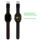 Смарт-часы Amigo GO005 4G WIFI Kids waterproof Thermometer Black (747016) - изображение 5