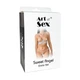 Сексуальний набір білизни Art of Sex - Sweet Angel, розмір L-2XL, колір білий ( SO7762 ) - зображення 5