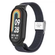 Ремінець до фітнес браслета Armorstandart Braided Solo Loop для Xiaomi Mi Band 7/6/5/4 Charcoal (ARM69904) - зображення 1