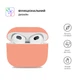 Чехол для наушников Armorstandart Ultrathin Silicone Case для Apple AirPods 3 Papaya (ARM60289) - изображение 2