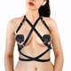 Женская портупея Art of Sex - Agnessa Leather harness, Черный L-2XL ( SO8399 ) - изображение 4