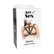 Женская портупея Art of Sex - Delaria Leather harness, Черный XS-M ( SO8306 ) - изображение 4