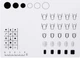 Силіконовий килимок Lpnails для стемпінгу, серія В - зображення 1