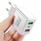 Зарядний пристрій XON PowerCharge 45W (PD25) USB Type-C (PCWA045025A2С1W 6082) Білий - зображення 1