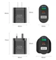 Зарядное устройство XON PowerCharge 65W (PD33) USB Type-C (PCWB065033A1С1B 6051) Черный - изображение 10