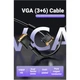 Кабель VGA 15M-15M, 2.0 м, з ферритами, чорний Vention - изображение 8