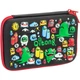 Пенал Cool For School 1 отделение с органайзером черный (QT-5622-Black) - изображение 1