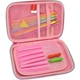 Пенал Cool For School 1 отделение с органайзером розовый (QT-5650-Pink) - изображение 2