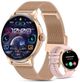 Женские часы Uwatch Smart Holiday Gold Steel, 2 ремешка - изображение 1