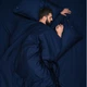 Простирадло Ardesto Mix&Match 100% бавовна, сатин синій 240х260 см (ART2426FSN) - зображення 2