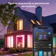 Світлодіодна стрічка Govee RGB Smart Wi-Fi + Bluetooth LED Strip Lights 15м Білий (H61543A1) - зображення 4