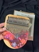 Калимба Музыкальный Инструмент Океан Цветов 17 key /язычков Kalimba Pink Queen Flowers - изображение 8