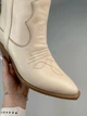 Женские ботинки ковбойки ShoesBand Молочный цвет натуральная кожа 41 (26,5 см) (S36071д) - изображение 7