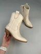 Женские ботинки ковбойки ShoesBand Молочный цвет натуральная кожа 40 (26 см) (S36071д) - изображение 8