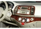 Накладки на панель Алюминий для Nissan Micra K12 2003-2010 гг - изображение 5