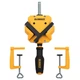 Струбцина DeWALT угловая, большого усилия + 2 струбцины для крепления к столу (DWHT83853-0) - изображение 1