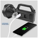 Ліхтар Quantum Tracker 3W LED+COB з функцією Power Bank (QM-FL1063) - зображення 4