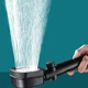 Насадка для душу душова лійка з кнопкою на 4 режими подачі води Shower head UKC 649 чорна - зображення 3