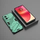 Захисний чохол з підставкою Deexe Bibercas для Motorola Edge 50 Fusion - Green - зображення 5