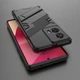 Захисний чохол з підставкою Deexe Bibercas для Motorola Edge 50 Fusion - Black - зображення 4