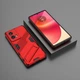Защитный чехол с подставкой Deexe Bibercas для Motorola Edge 50 Fusion - Red - изображение 5