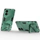 Защитный чехол с подставкой Deexe Bibercas для Motorola Moto G24 - Green - изображение 2