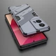 Защитный чехол с подставкой Deexe Bibercas для Motorola Edge 50 Fusion - Grey - изображение 4