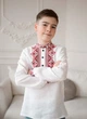 Вишиванка на хлопчика Vyshyvanka 128 ''Мозаїка'' Біла арт.4445бав. - зображення 3