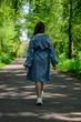Сукня на дівчинку Vyshyvanka 128 Джинс Синя 4357 - изображение 4