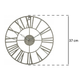 Настінний годинник Atmosphera з римськими цифрами 37 см Сірий (3560238323649) - зображення 4