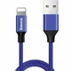 Кабель Baseus Yiven Data Cable USB to Lightning 1.2м (CALYW-13) Navy Blue - изображение 1