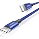 Кабель Baseus Yiven Data Cable USB to Lightning 1.2м (CALYW-13) Navy Blue - изображение 3