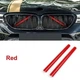 Червоні декоративні вставки в решітку радіатора BMW F10, F06, F12, 5/6/7 (серії) - зображення 5