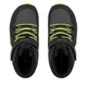 Чоботи зимові дитячі Geox J Sentiero В.B ABX C Black/Lime р.31\13\20 см - зображення 4