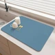 Диатомитовый суперпоглощающий коврик для кухни 49*39 см Blue - изображение 2