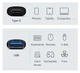 Адаптер передачі даних перехідник USB-А type-C чорний - изображение 3