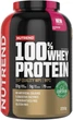 Сывороточный протеин Nutrend 100% Whey Protein порошок 2250 г Малина (8594073179159) - изображение 1