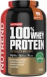 Сывороточный протеин Nutrend 100% Whey Protein порошок 2250 г Карамельный латте (8594014869613) - изображение 1