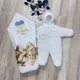 Зимовий Комплект на виписку з пологового будинку зі з'ємним утеплювачем У013 - зображення 1